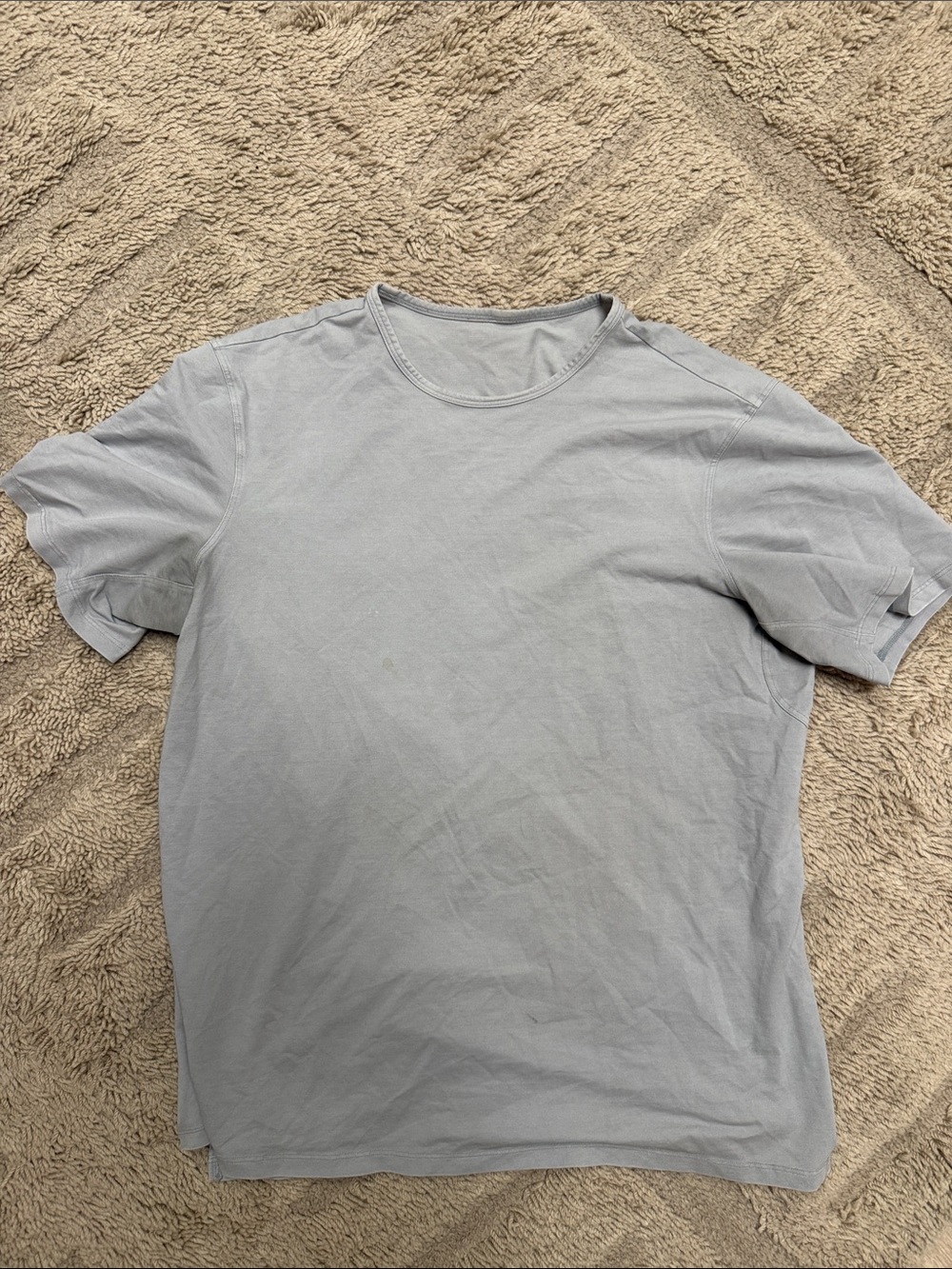 Men's lululemon size large Crew Neck T-Shirt - Light Gray